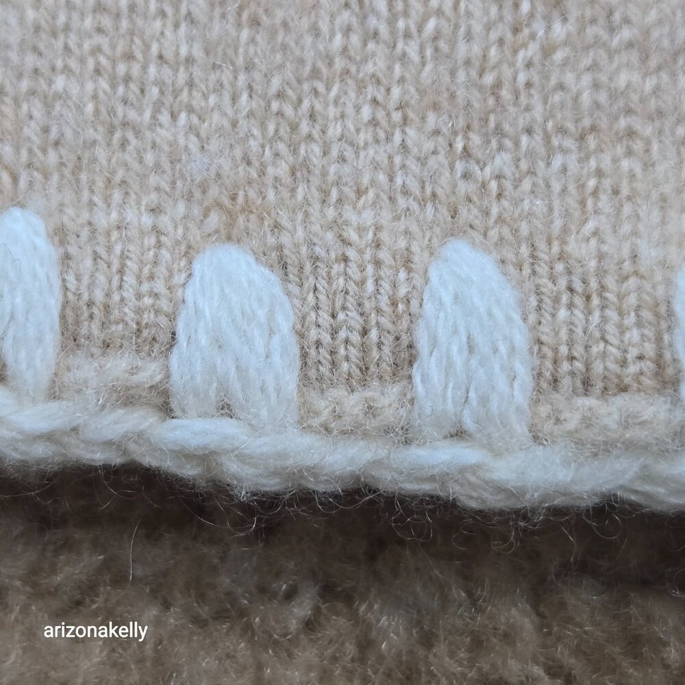 The Cashmere Project THICK Wrap Tan and Cream - Picture 12 of 16